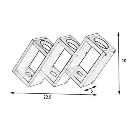 Настільна винна полиця "Боніфей" каррі Миколаїв - фото 2