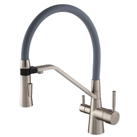 Кухонний змішувач Mixxus Premium Magnet 021 SS COLOR REFL.GREY MI6976 Харків