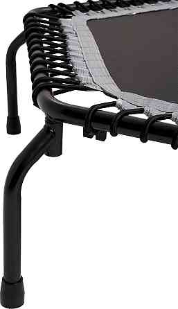 Батут для фитнеса Zipro Fitness с поручнем 4,5 фута 130 см черный Киев