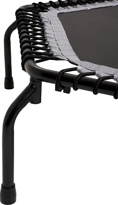 Батут для фитнеса Zipro Fitness с поручнем 4,5 фута 130 см черный Киев - изображение 4