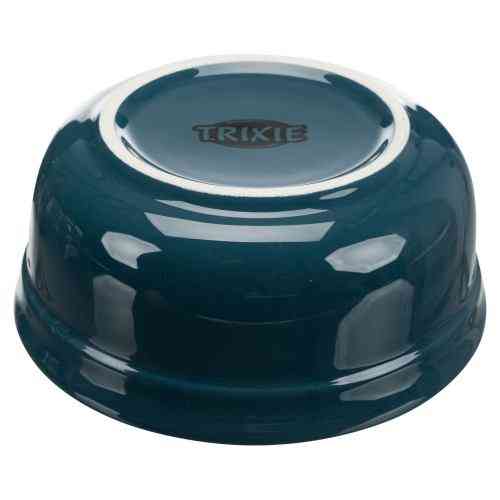 Миски Trixie для собак Eat on Feet подвійні з металевою підставкою морська хвиля керамічні 2x600 мл/15 см Київ