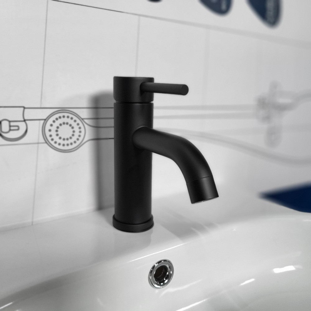 Змішувач для раковини Volle CRUZE de la noche чорний/матовий 1547.010104 Київ - фото 2