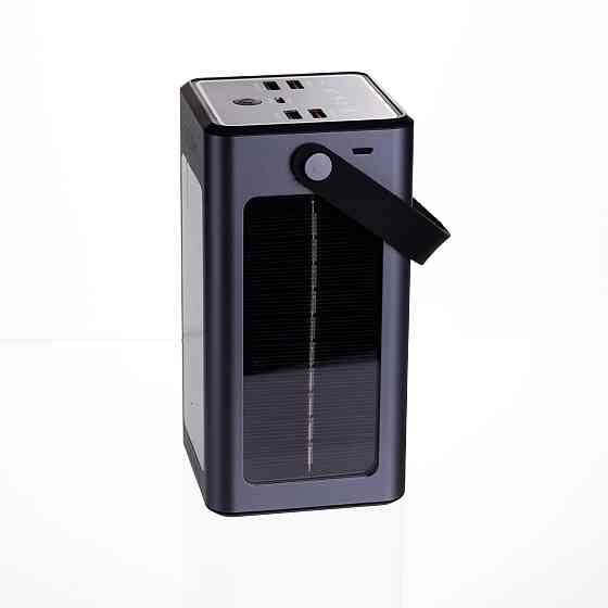 Повербанк зі швидким заряджанням і сонячною батареєю 50000 mAh портативний зарядний пристрій powerbank заряджання для телефона Київ