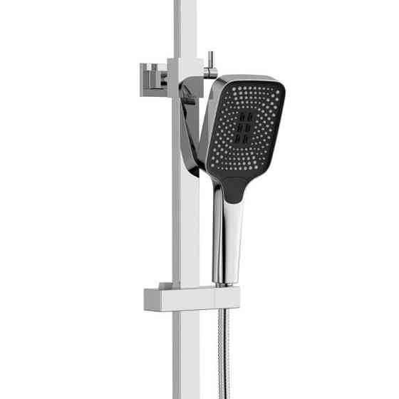 Душевая система из латуни Qtap Sloup термостатическая на два потребителя QTSL57103KNC Chrome Харьков