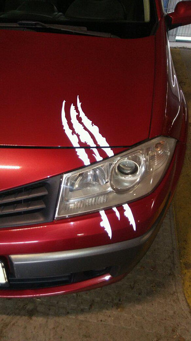 Наклейка на авто в виде Царапины Когтем Черная, Бе Киев - изображение 7