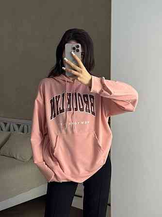 Жіноча повсякденна оверсайз худі з накатом турецька двонитка Одеса