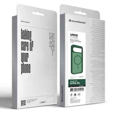 Чехол для мобильного телефона Armorstandart Uniq MagSafe Google Pixel 9 Pro XL Dark Green (ARM80917) Винница