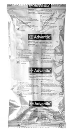 Адвантикс капли для собак весом от 25 до 40 кг (4 пипетки по 4.0 мл) Elanco (срок до 10.2027 г) Винница