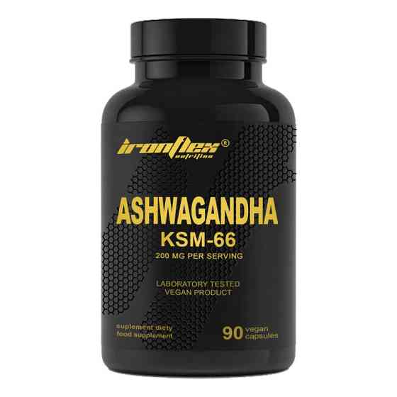 Екстракт ашваганди IronFlex Ashwagandha KSM-66 90 vcaps Луцьк