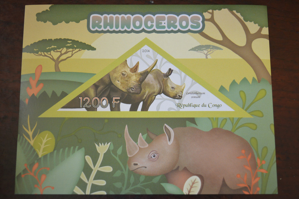 Конго. Фауна. Личности. Блок. 2014 р. (А-34) Полтава - фото 1