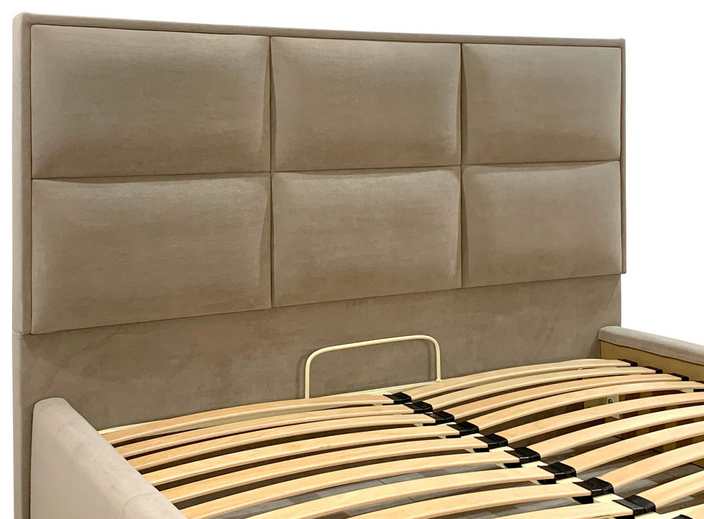 Кровать Двуспальная Sheffield 2 Comfort 180 х 190 см С подъемным механизмом и нишей для белья Серый Киев - изображение 2