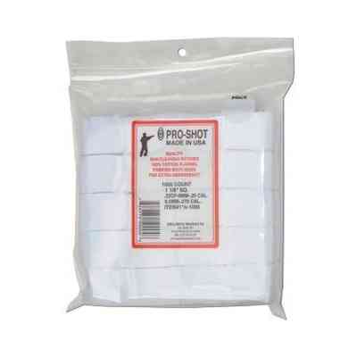 Патч для чистки оружия Pro-Shot .22 - .270 - 1 1/8 квадратные хлопок 1000 шт/уп (11/8-1000) Винница