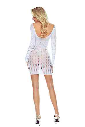 Бодистокінг Passion BS110 One Size, white Sex Aura Київ