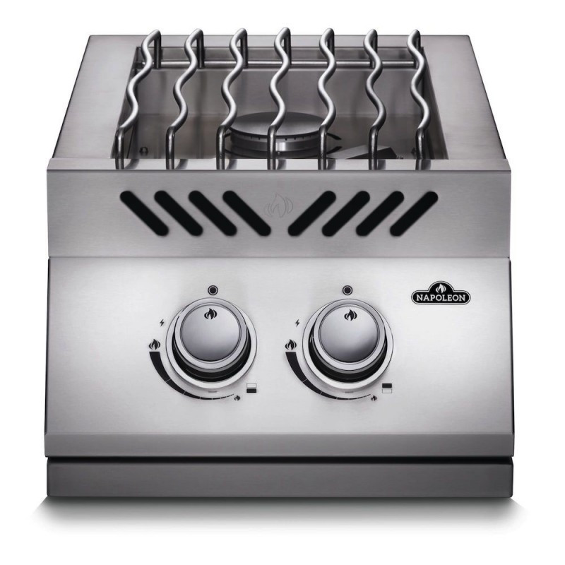 Подвійний пальник для вбудовування з кришкою з нержавіючої сталі Napoleon 500 Series BI12RTPSS-CE Код: 011699 Рівне - фото 4
