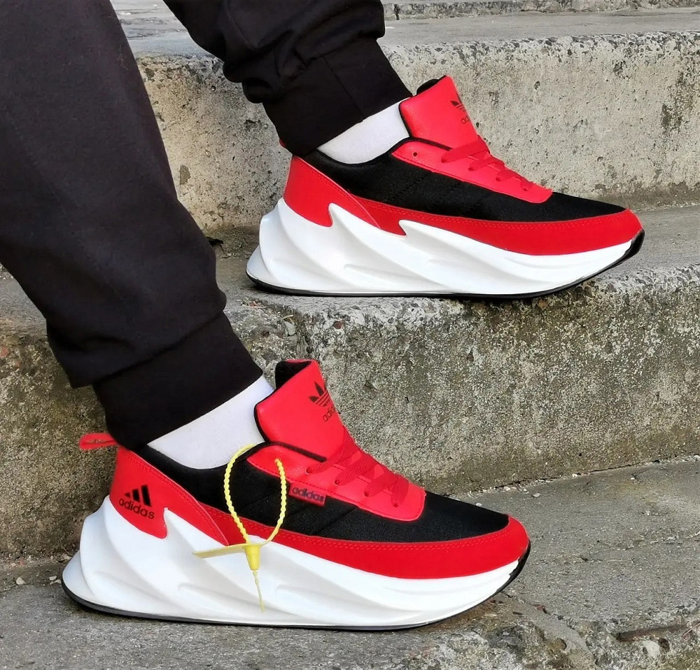 Кроссовки Adidas $harks Мужские Адидас Черные Акулы Красные (размеры: 40,42) Днепр - изображение 10