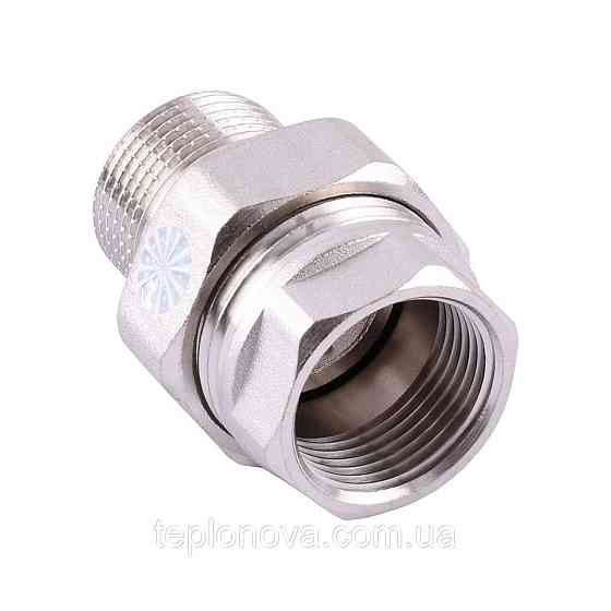 Сгон-американка прямой PROFESSIONAL 1/2″ НИКЕЛЬ QP160 Черновцы