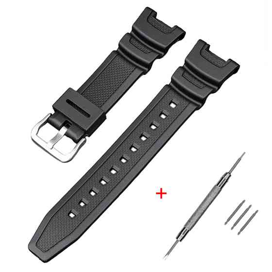 Ремешок для Casio SGW-100 Black SI SBR Киев