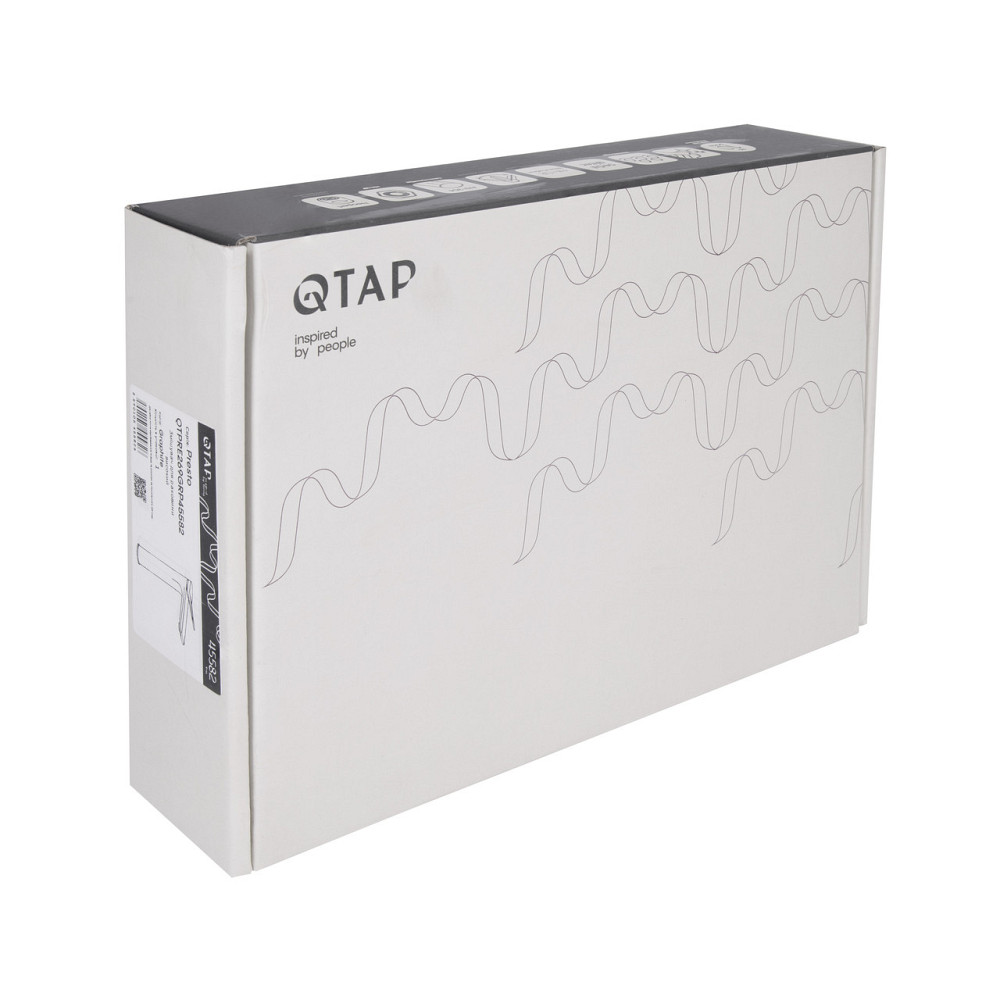 Змішувач для раковини Qtap Presto високий QTPRE269GRP45582 Graphite Київ - фото 14
