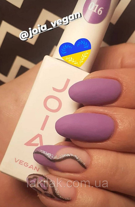 Гель-лак JOIA vegan 016 світло-сливовий, 6 мл Херсон - изображение 1