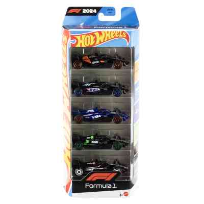 Машина Hot Wheels набор F1 2024 5 базовых болидов (JGF58) Винница