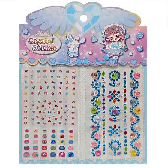 Наклейки декоративные XY-008-1(Blue) для авто, ноутбуков, телефонов Винница