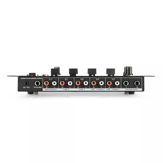 Vonyx 172.970 STM3025 4-канальний мікшер з USB, MP3, Bluetooth — DJ обладнання Рівне