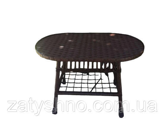 Стол  коричневой плетеный из лозы Киев - изображение 1
