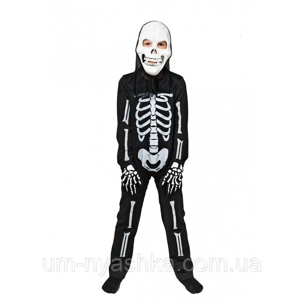 Детский маскарадный костюм на Хэллоуин Скелет светящийся Кривой Рог - изображение 3