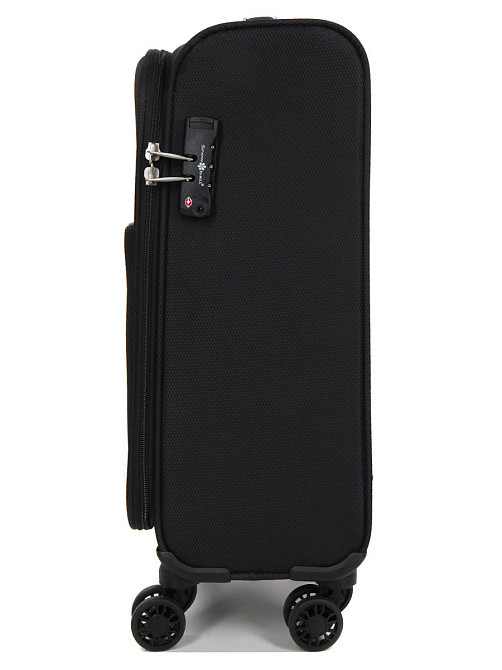 Чемодан тканевый SNOWBALL 22204 малый 55 см 4 колеса черный Киев - изображение 15