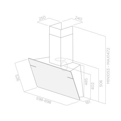 Вытяжка кухонная Elica LESSENZA WH/A/90 Винница - изображение 2