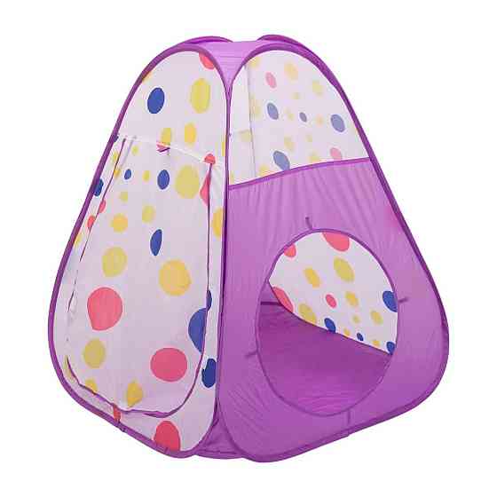 Дитяча палатка 3 в 1 з тоннелем і басейном, фіолетова Київ