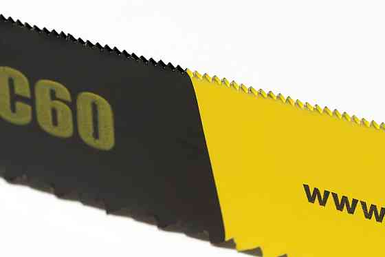 Полотно для металу/дерева MASTERTOOL двостороннє C60 300х25х0.6 мм/24/8х1" Ram D 6 шт 14-2908 Рівне