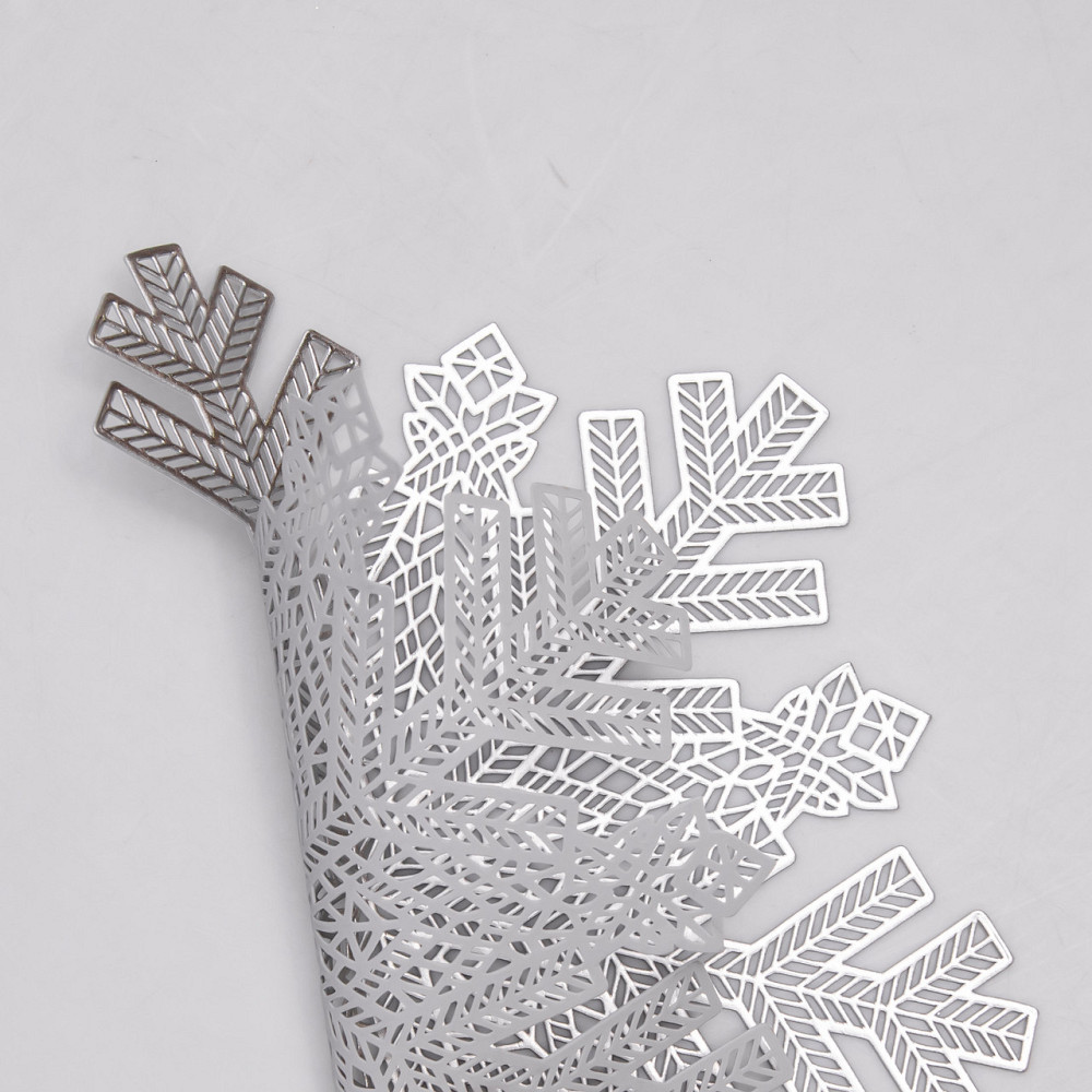 Серебряный коврик для стола Snowflake 38 см Киев - изображение 2