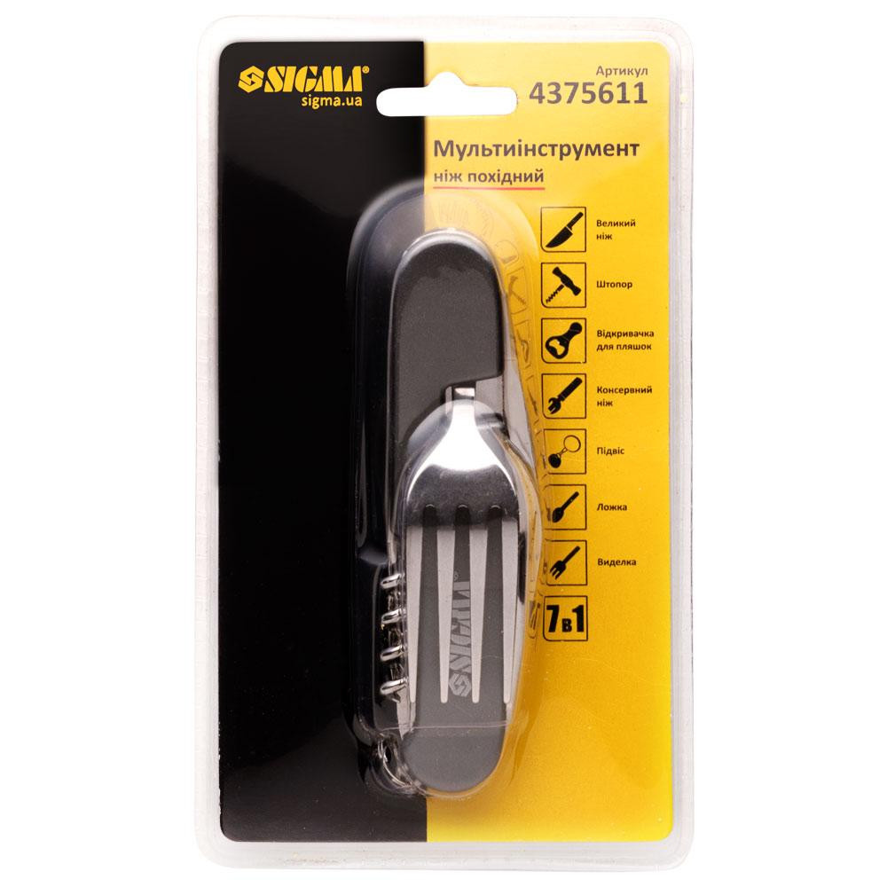 Мультиинструмент нож походный 7в1 SIGMA (4375611) Киев - изображение 4