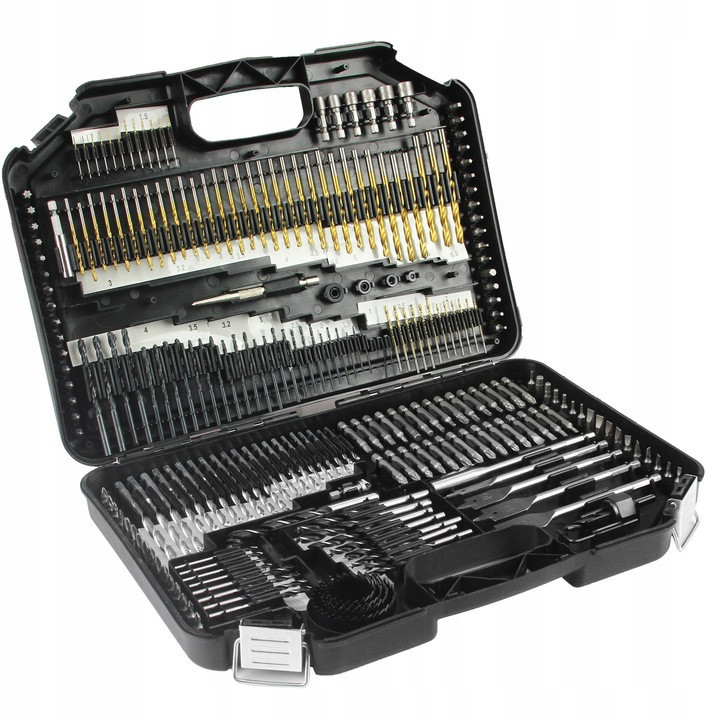 Набор сверл и коронок для бетона/дерева/металла 246 элементов в кейсе Mar-Pol (M22330) Нововолынск - изображение 2