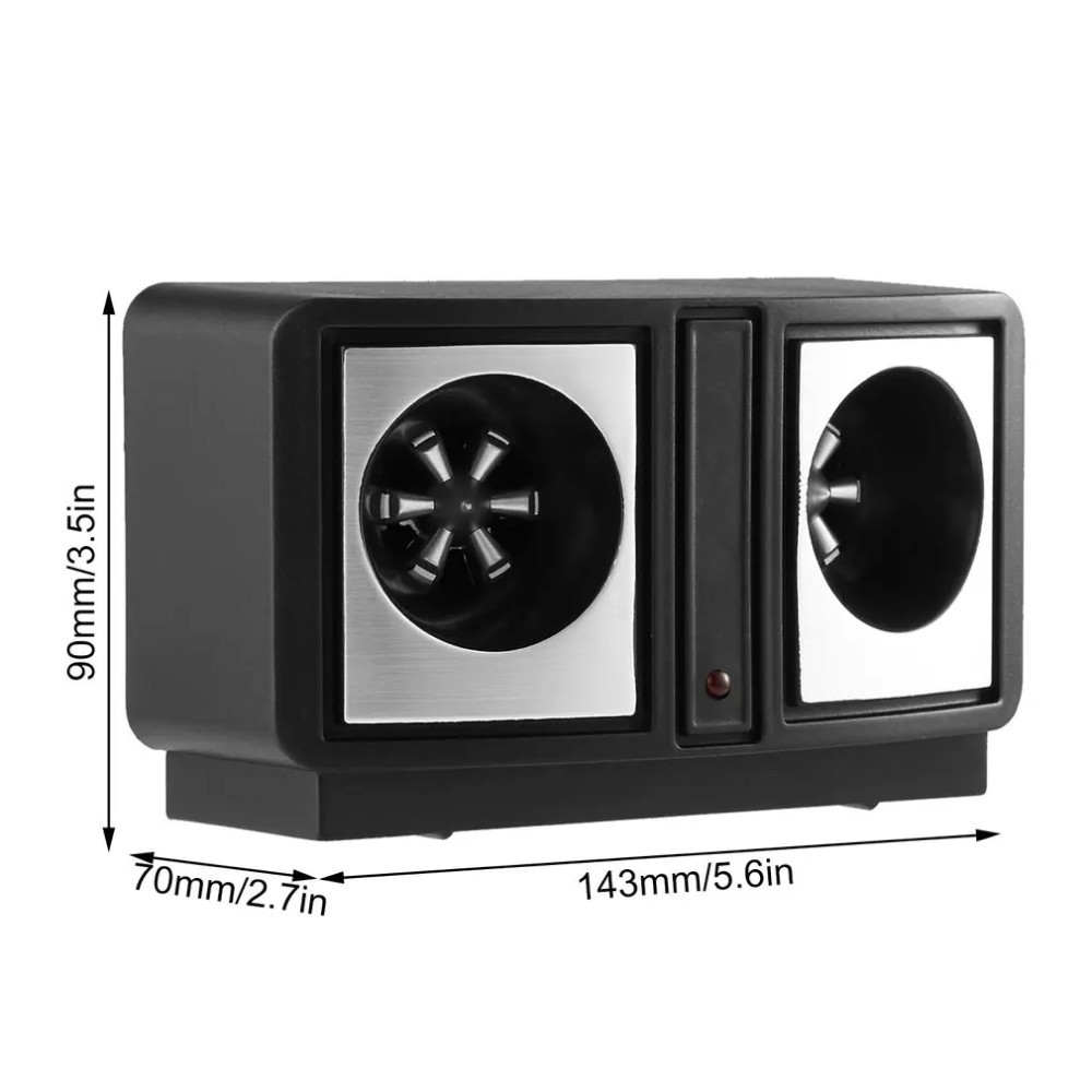 Ультразвуковий відлякувач гризунів і комах до 200 м², Dual Sonic / Відлякувач комарів і мишей Київ - фото 9