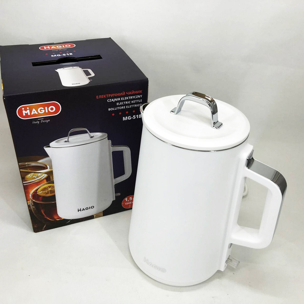 Тихий чайник, Потужний кухонний чайник, Сучасний електрочайник для дому, Електрочайник відмінний LU-77 Івано-Франківськ - фото 3