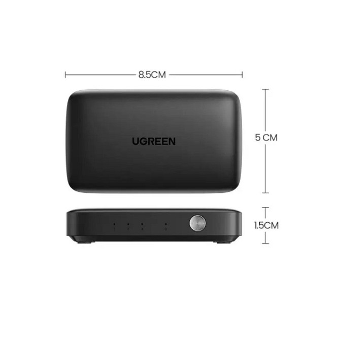 Перемикач HDMI на 3 виходи спліттер Ugreen з пультом ДК 4K 3D Full HD 80125 (Чорний) Николаев - изображение 9