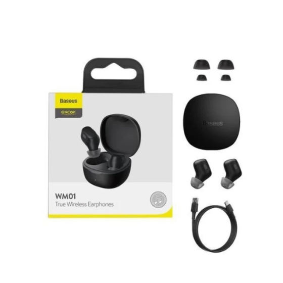 Беспроводные наушники Baseus Bowie WM01 True Wireless Earphones Black Одесса