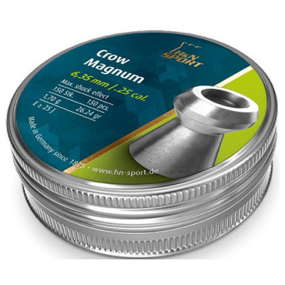 Пульки H&amp;N Crow Magnum 6,35 мм, 1,7 г, 150 шт/уп. (92226350001) Вінниця - фото 1