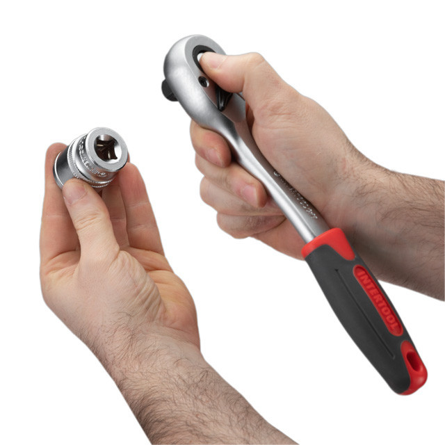 Набір інструментів 1/2 "& 1/4" 94од (ET-6094SP) INTERTOOL ET-9094 Київ - фото 9