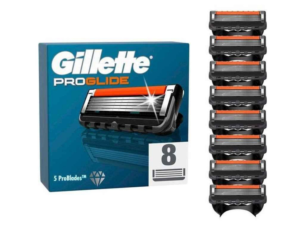 Змінні картриджі 8шт для гоління Fusion5 ProGlide ТМ GILLETTE Київ - фото 1