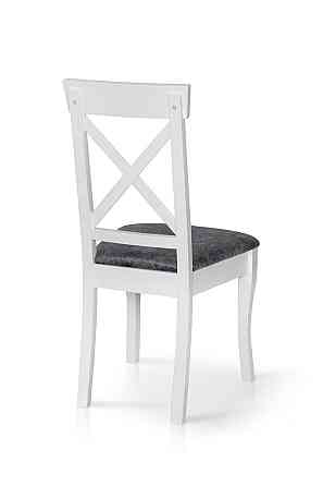 Стілець СКАНДІ, білий/сіра тканина Киев