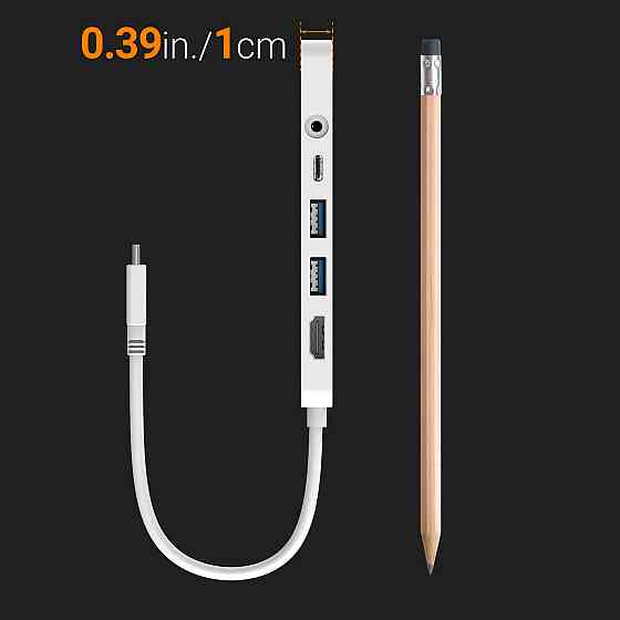 USB-хаб J5create USB-C 6-в-1 White (JCD373-N) ( 13803 ) Харків