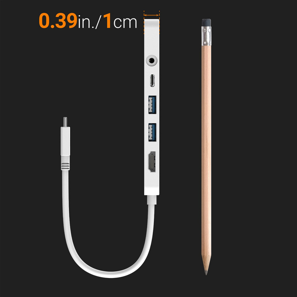 USB-хаб J5create USB-C 6-в-1 White (JCD373-N) ( 13803 ) Харків - фото 2