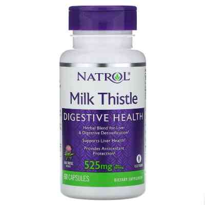Травы Natrol Расторопша, Milk Thistle, 60 капсул (NTL-05238) Винница