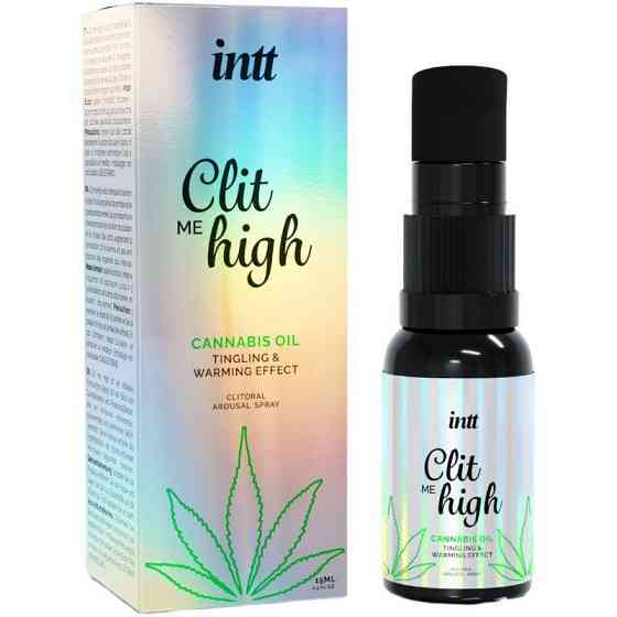 Возбуждающий гель для клитора Intt Clit Me On High Cannabis Oil 15 мл, сильная стимуляция Sex Aura Киев