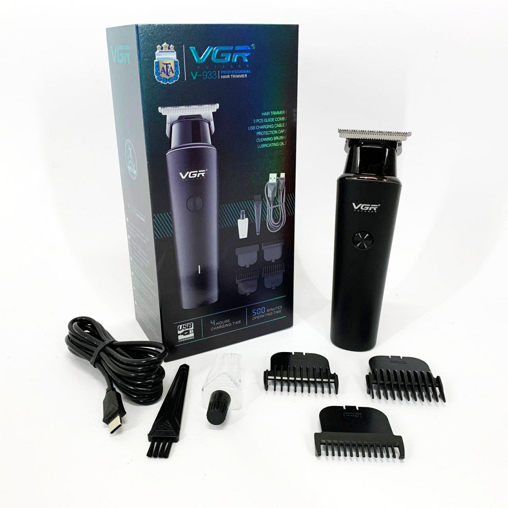 Машинка для стрижки акумуляторна з керамічними ножами VGR, Машинка для стрижки волосся і гоління XZ-29 Львів - фото 11