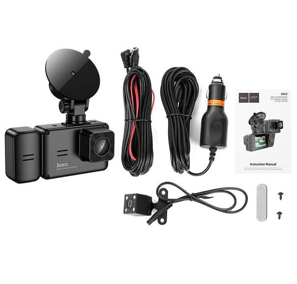 Відеореєстратор автомобільний HOCO DI62, з камерою заднього огляду Винница - изображение 6