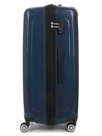 Валіза пластикова AIRTEX 241 велика 78 см синя Київ